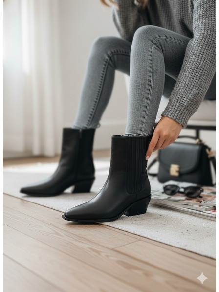 Orsay Čierna dámska zimná obuv ORSAY