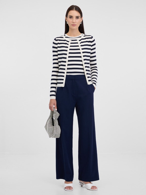 Orsay Tmavomodré dámske nohavice ORSAY