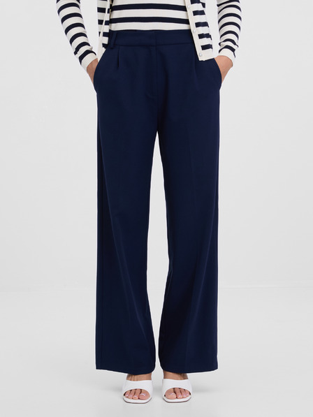 Orsay Tmavomodré dámske nohavice ORSAY