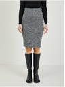 Orsay Čierna dámska vzorovaná puzdrová sukňa ORSAY