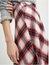 Orsay Červená dámska kockovaná sukňa ORSAY