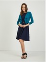 Orsay Petrolejový dámsky krátky kardigan ORSAY