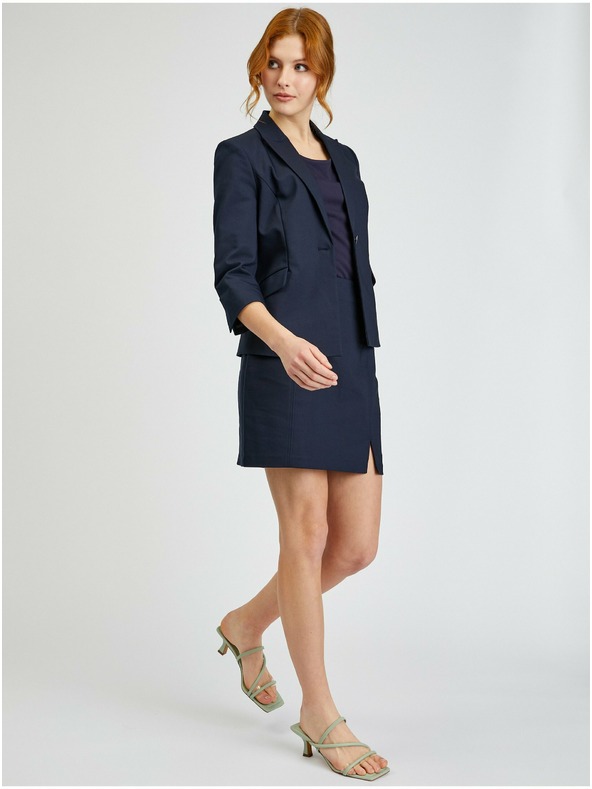 Orsay Tmavomodrá dámska sukňa ORSAY