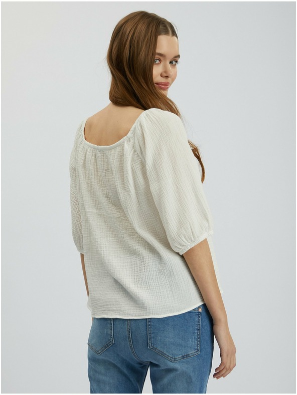 Orsay Biela dámska blúzka ORSAY