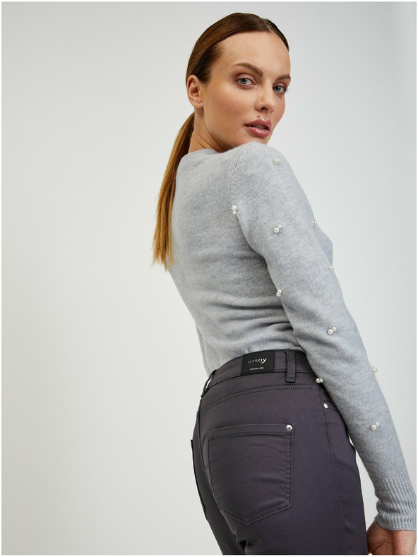 Orsay Šedé dámske nohavice ORSAY