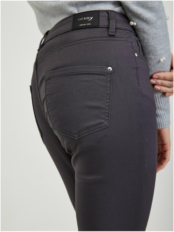 Orsay Šedé dámske nohavice ORSAY