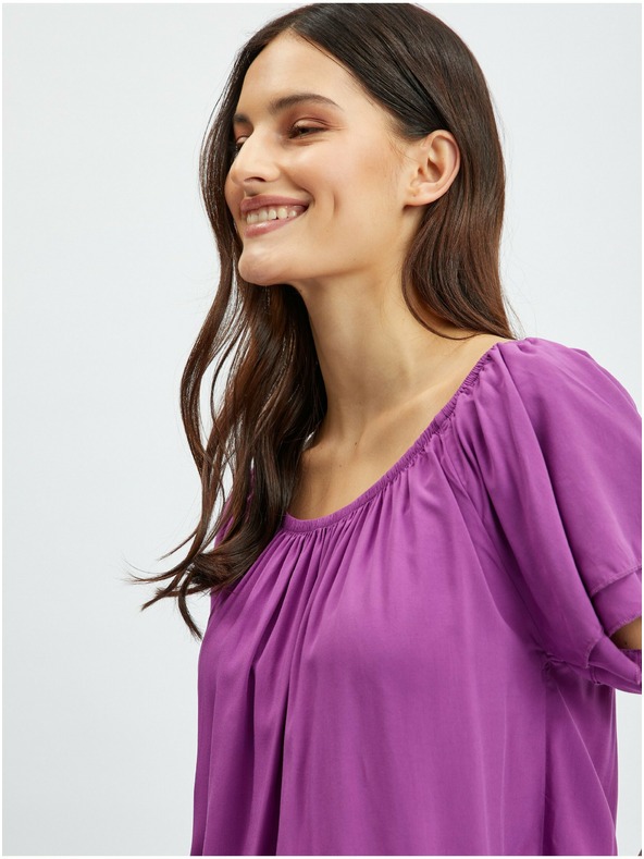 Orsay Fialová dámska blúzka ORSAY