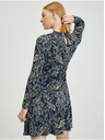 Orsay Tmavomodré dámske vzorované šaty ORSAY