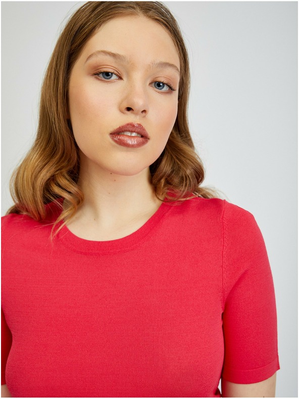 Orsay Tmavoružové dámske tričko ORSAY