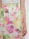 Orsay Ružovo-biela dámska kvetinová midi sukňa ORSAY