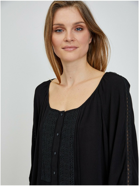 Orsay Čierna dámska blúzka ORSAY