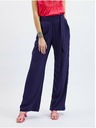 Orsay Tmavomodré dámske nohavice so širokými nohavicami ORSAY