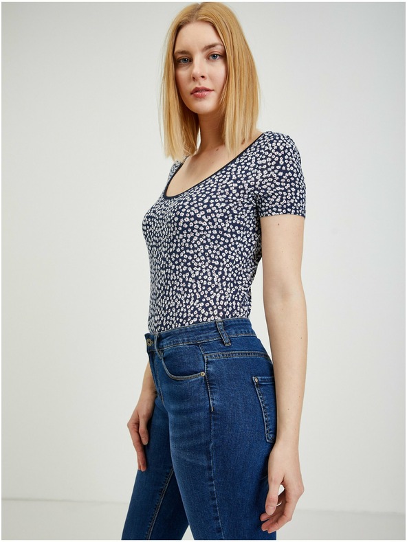 Orsay Tmavomodré dámske džínsy úzkeho strihu ORSAY