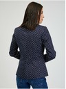 Orsay Tmavomodré dámske bodkované sako ORSAY