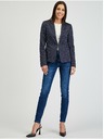 Orsay Tmavomodré dámske bodkované sako ORSAY