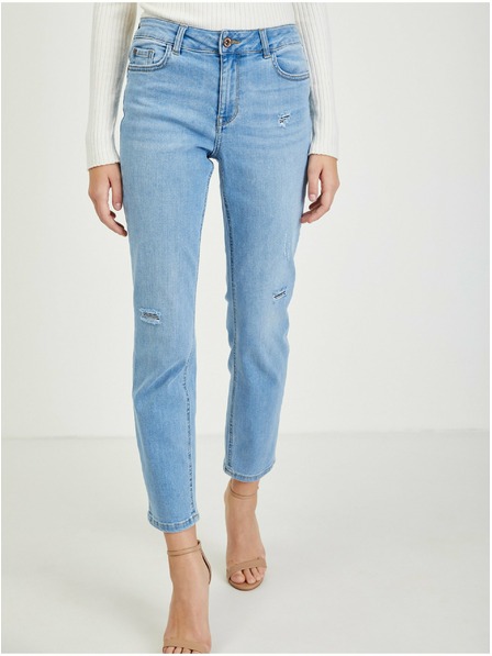 Orsay Svetlomodré dámske straight fit džínsy ORSAY