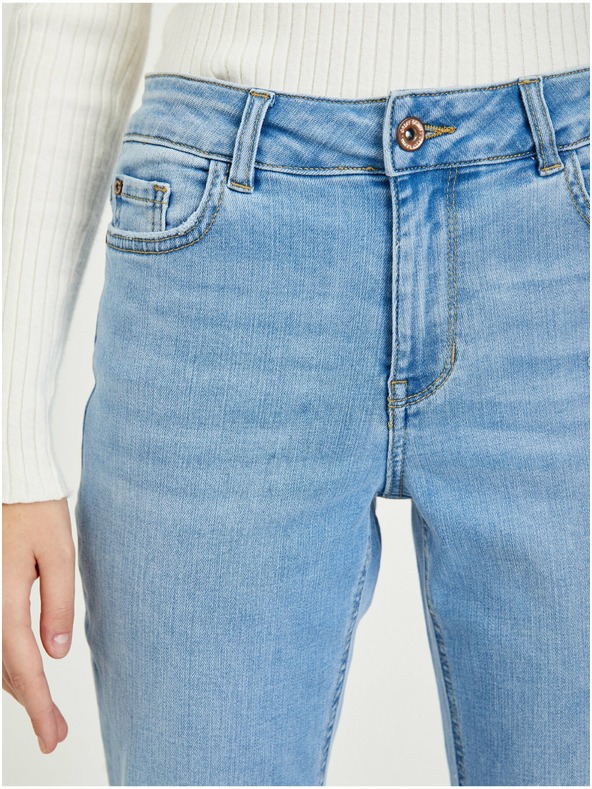Orsay Svetlomodré dámske straight fit džínsy ORSAY