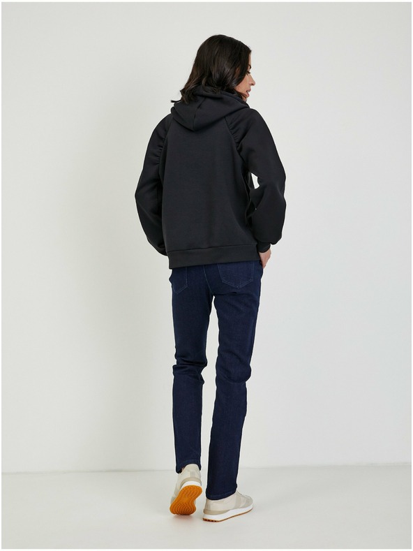 Orsay Čierna dámska mikina s kapucňou ORSAY