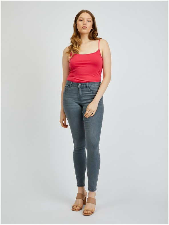 Orsay Súprava dvoch dámskych tielok v tmavoružové farbe ORSAY