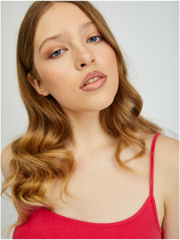 Orsay Súprava dvoch dámskych tielok v tmavoružové farbe ORSAY