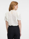 Orsay Biela dámska krajková blúzka ORSAY