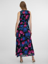 Orsay Čierne dámske kvetované maxi šaty ORSAY