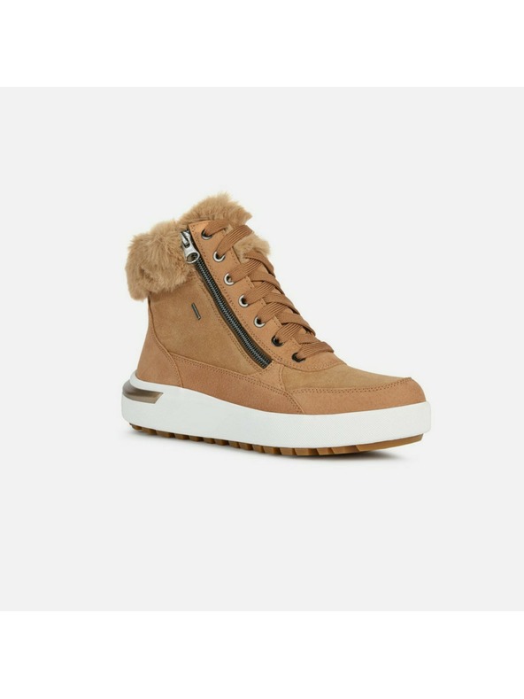 Geox Svetlohnedé dámske členkové topánky Geox Dalyla B Abx