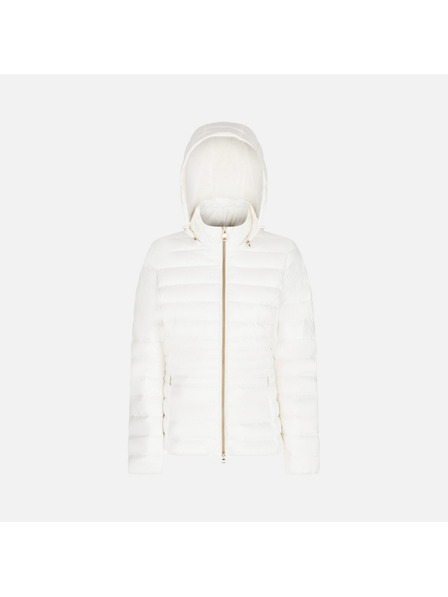 Geox Biela dámska prešívaná bunda Geox Jaysen