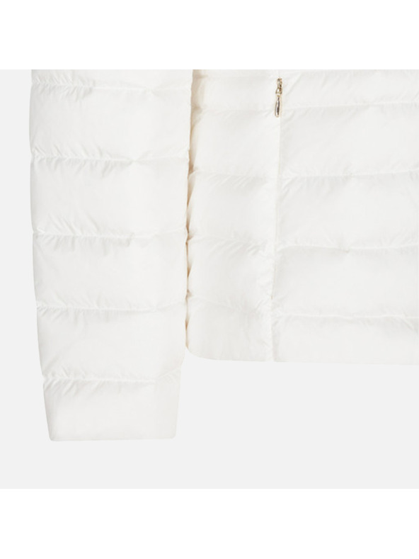 Geox Biela dámska prešívaná bunda Geox Jaysen