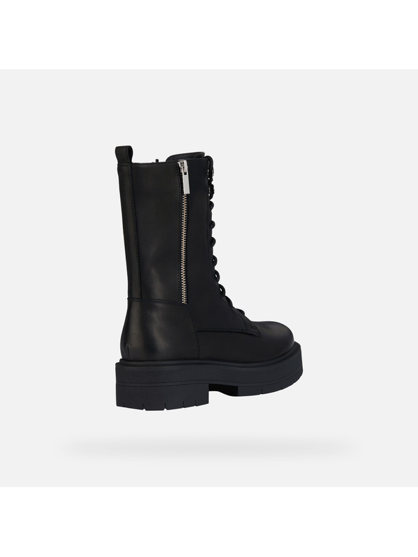 Geox Čierne dámske členkové topánky Geox Spherica EC7