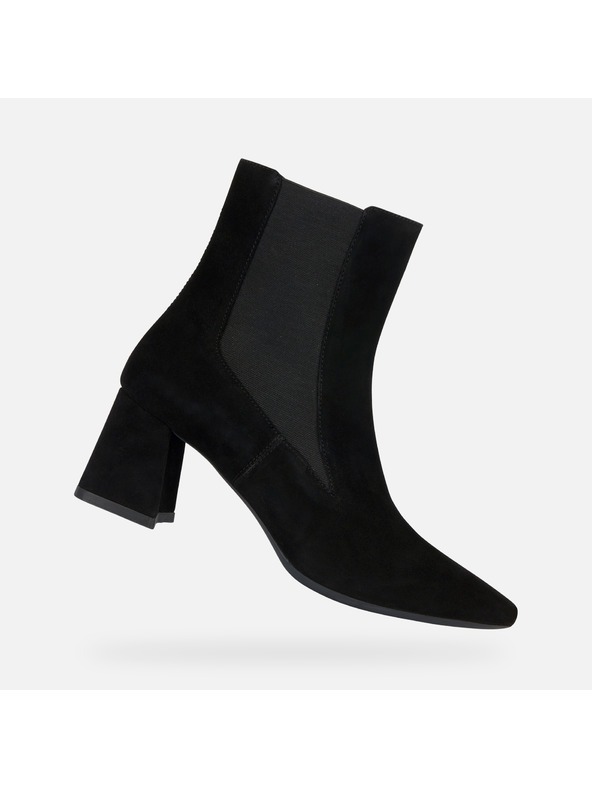 Geox Čierna dámska členková obuv Geox Giselda