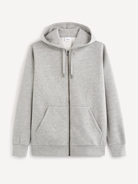 Celio Svetlosivá základná mikina Celio Vethree