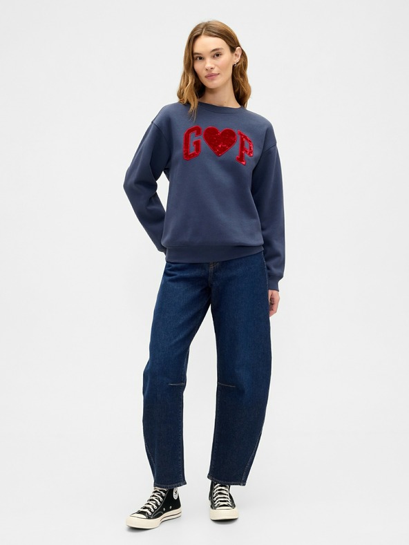 GAP Oversize mikina s logom GAP