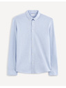Celio Svetlomodrá pánska košeľa Celio Bapik