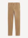 Celio Béžové pánske nohavice Celio