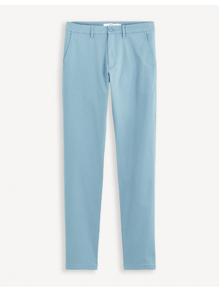 Celio Svetlomodré pánske chino nohavice Celio Tocharles