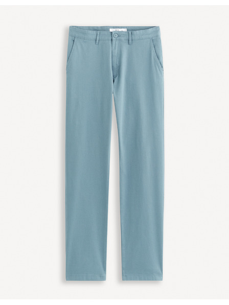 Celio Svetlomodré pánske chino nohavice Celio Tohenri