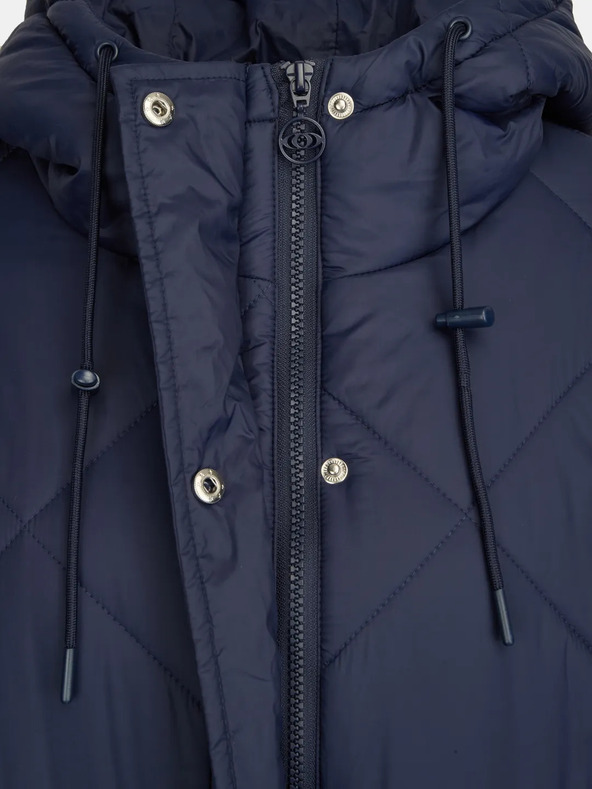 Orsay Tmavomodrý dámsky prešívaný kabát ORSAY