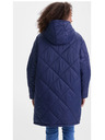 Orsay Tmavomodrý dámsky prešívaný kabát ORSAY