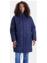 Orsay Tmavomodrý dámsky prešívaný kabát ORSAY