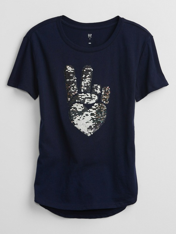 GAP Detské tričko flippy GAP