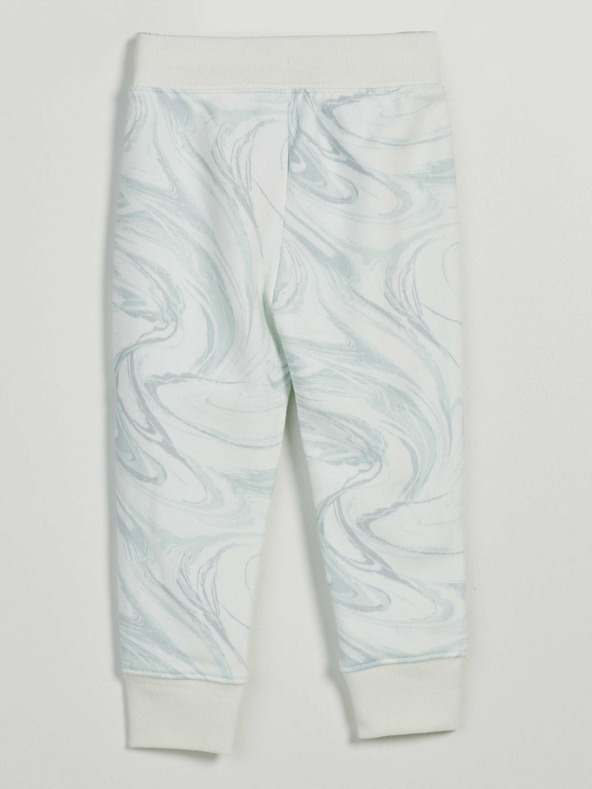 GAP Detské tepláky fleece logo army GAP