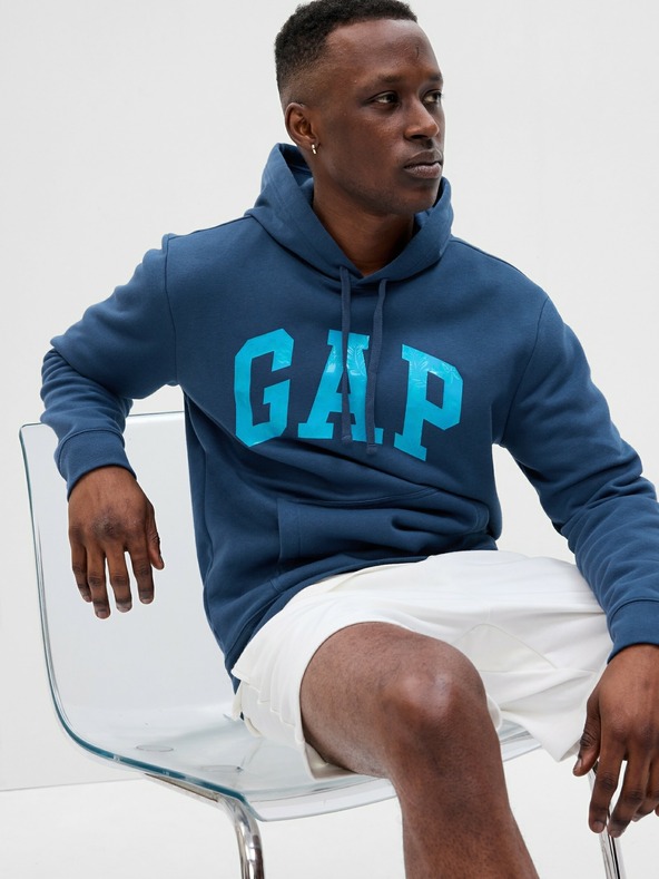 GAP Mikina s logom a kapucňou GAP
