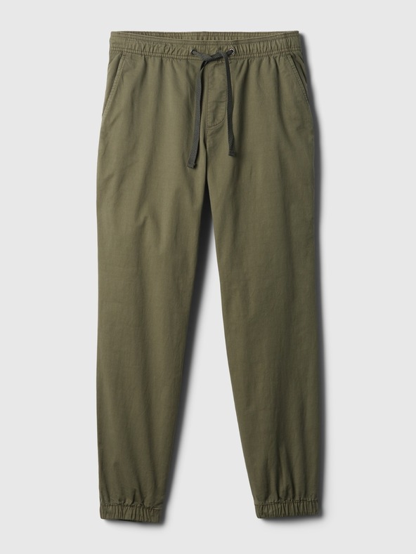 GAP Nohavice slim canvas joggers GapFlex GAP