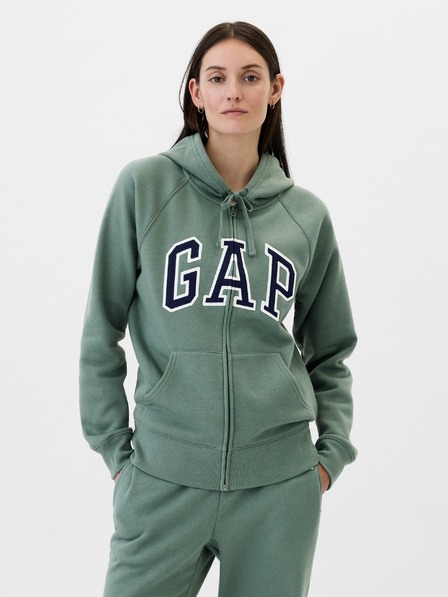 GAP Mikina na zips s logom Gap GAP