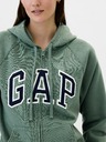 GAP Mikina s logom a fleece GAP