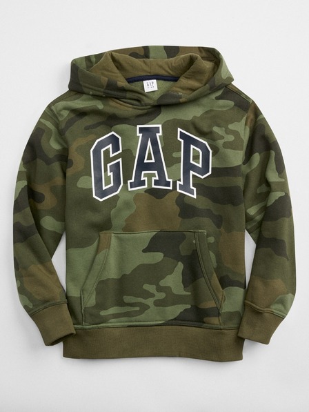 GAP Detská mikina GAP logo camo