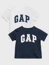 GAP Detská tričká GAP logo, 2 ks