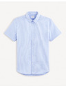 Celio Svetlomodrá pánska pruhovaná košeľa Celio Fasanuremc