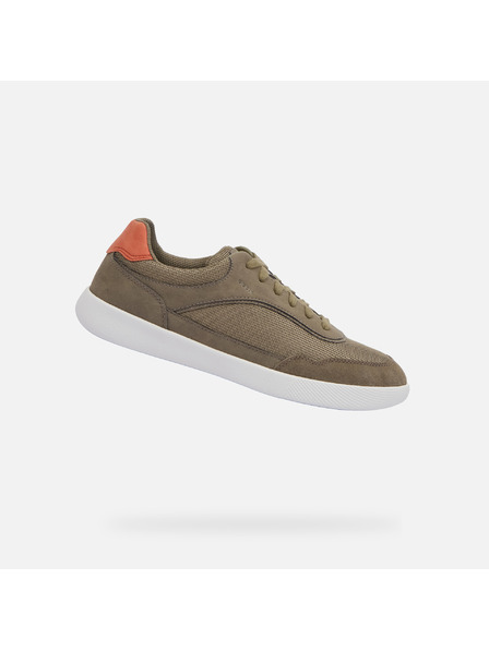 Geox Svetlozelené pánske tenisky Geox Rieti